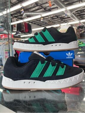 Adidas Adimatic atmos XLarge Black Green Size 9
